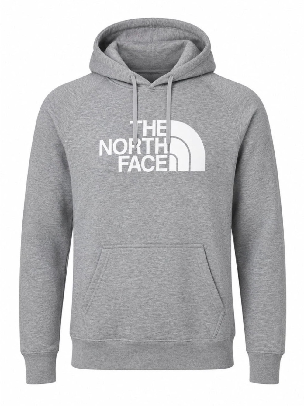 The North Face Woman’s XXL Grey Hoodie with White Logo Layering Gorpcore Shirt